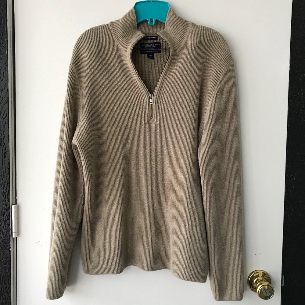American Eagle Outfitters Vintage Tan Sweater